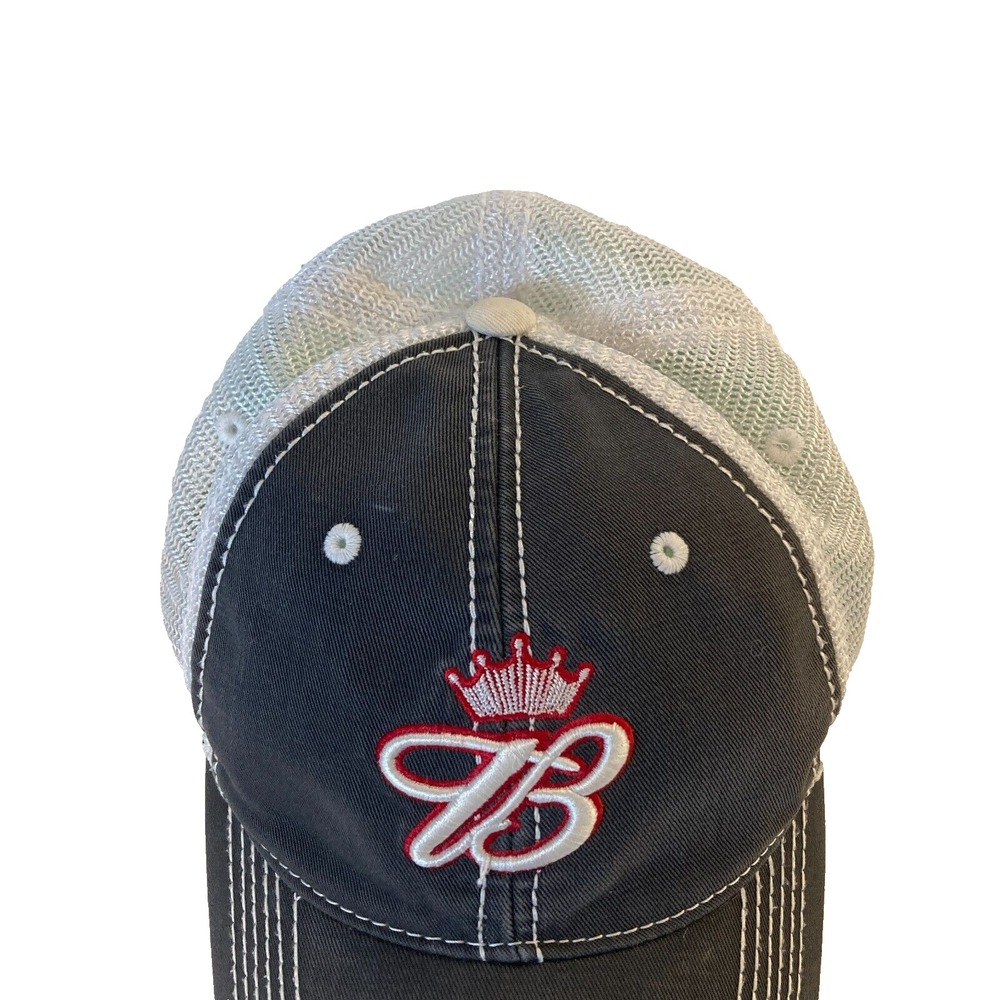 Budweiser Fitted Trucker Hat, S/M, Emroidered Logo, Mesh Cap, Offical Product